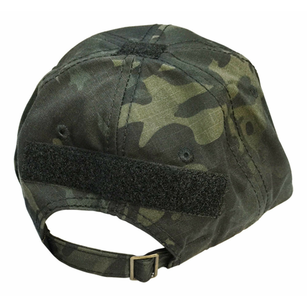 Tactical Hat Operator Contractor Flag Patch Military Cap Hat- Multicam Black