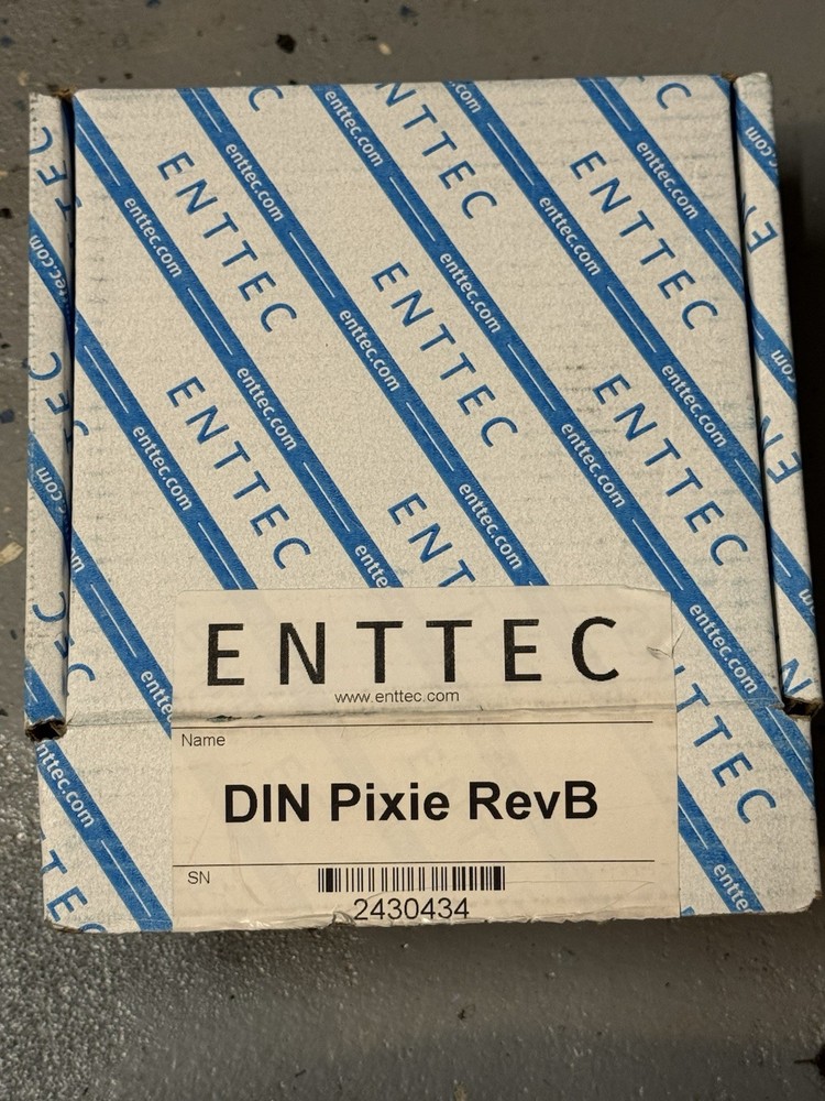 Enttec Din Pixie 73539, 2 Universe DMX LED Pixel Controller