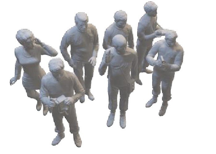 Resin printed Original Star Trek Crew