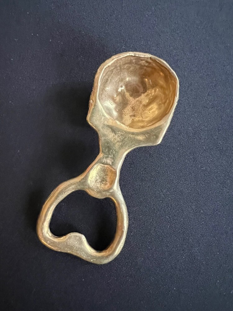 Creel & Gow Bottle Opener Owl Solid Brass NIB