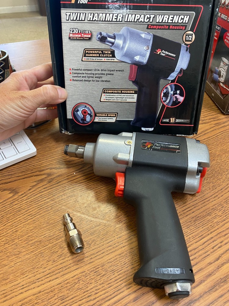 PERFORMANCE TOOL TWIN HAMMER 1/2" IMPACT WRENCH M624