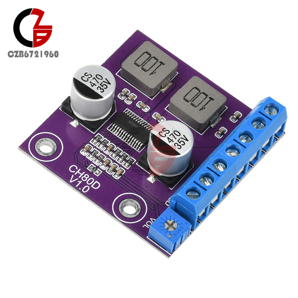 80W Stereo Voice Audio Amplifier Module Class D Amplifier Board Player Module