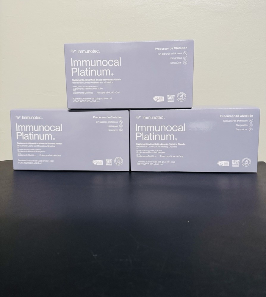 immunotec immunocal platinum 3 Boxes
