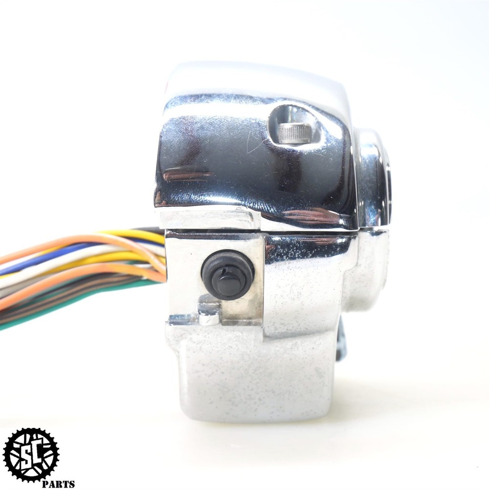 2007 HARLEY ELECTRA GLIDE CVO LEFT CONTROL SWITCH CHROME AUDIO