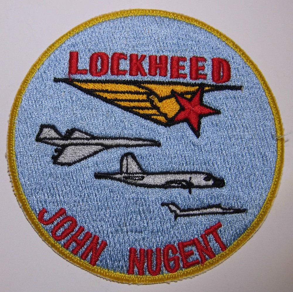 1960s Lockheed Aircraft Personal Employee Patch - John Nugent