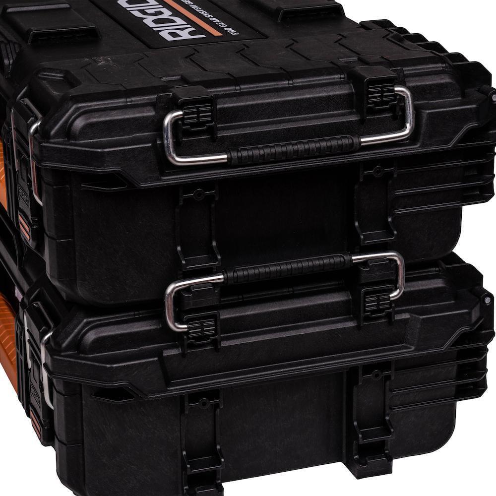 RIDGID 2.0 Pro Gear System Power Tool Case and Storage Tool Box