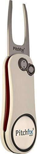 PITCHFIX HYBRID 2.0 WHITE/RED GOLF DIVOT TOOL