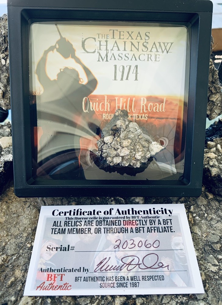 Texas Chainsaw Massacre Authentic Relic Quick Hill Road Leatherface