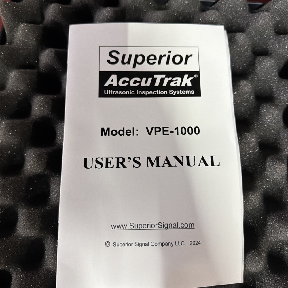 Superior Accutrak Vpe-1000 Ultrasonic Leak System