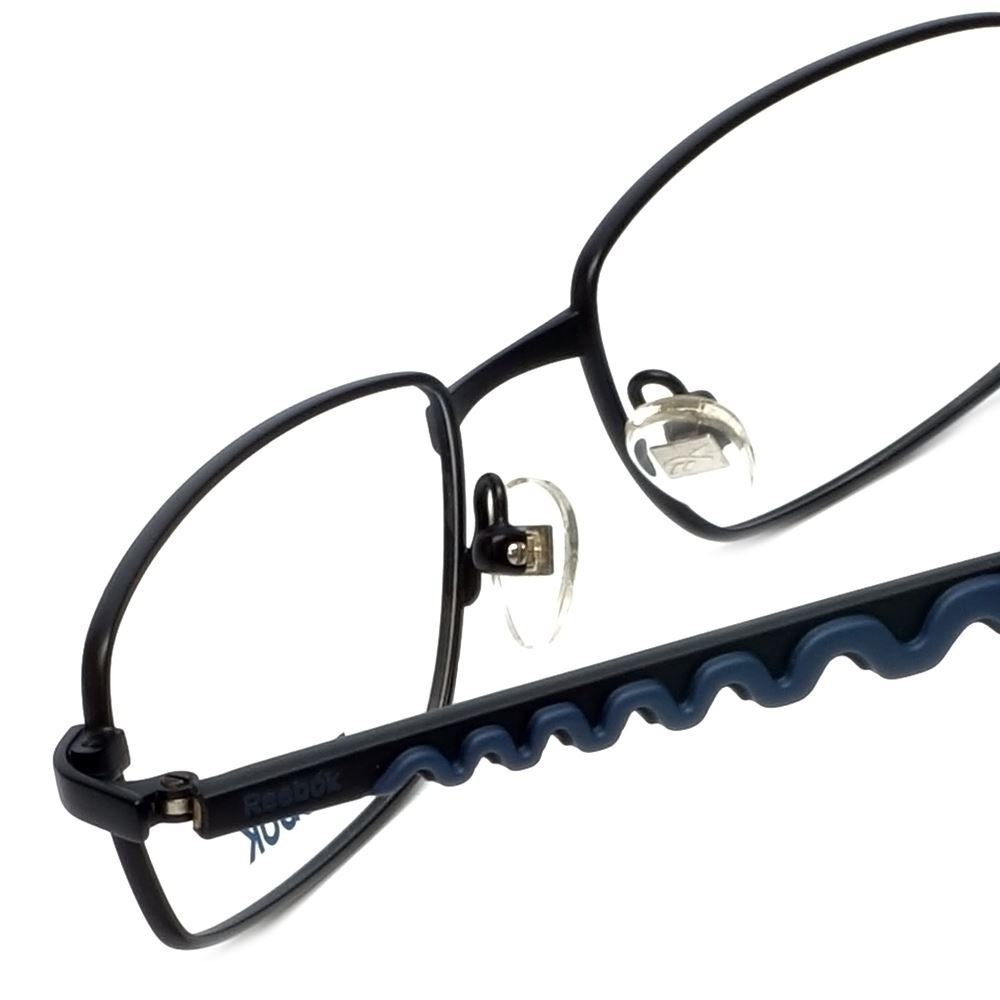 Reebok Designer Blue Light Blocking Glasses R1002-BLK Matte-Black 51mm Rectangle