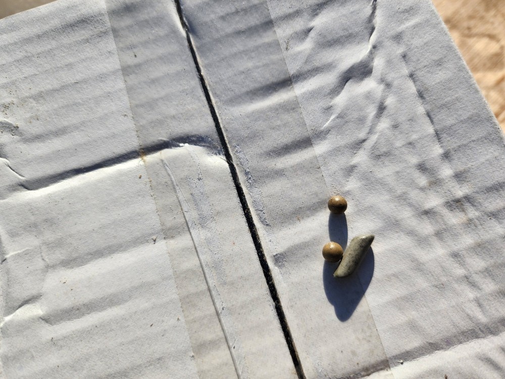 Pair of Drop Handle Drawer Pull/Handle 3-1/4" Hole Centers Dark Bronz Finish