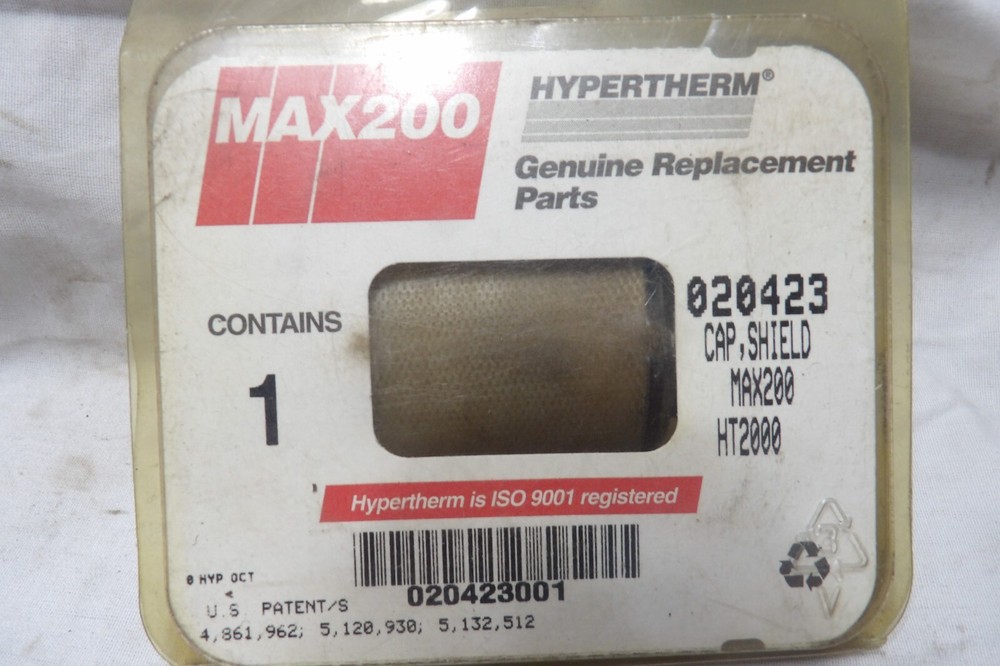 Hypertherm Cap Shield #020423