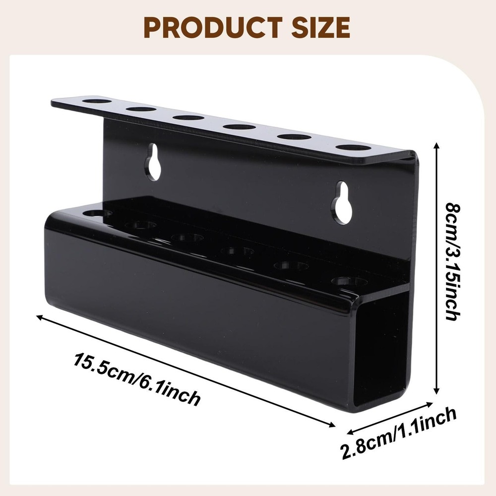 Wall Dart Holder Practical Compact Acrylic Tabletop Display Rack Decor with 6