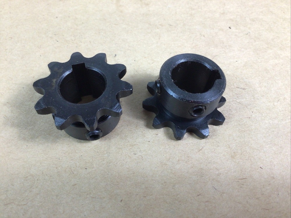 UST 35B10F-5/8 Roller Chain Sprocket,Fixed Bore 2 PIECES