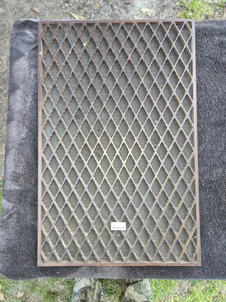 VTG SANSUI SP-7300 FRONT MESH REMOVEABLE SPEAKER  PANEL #1