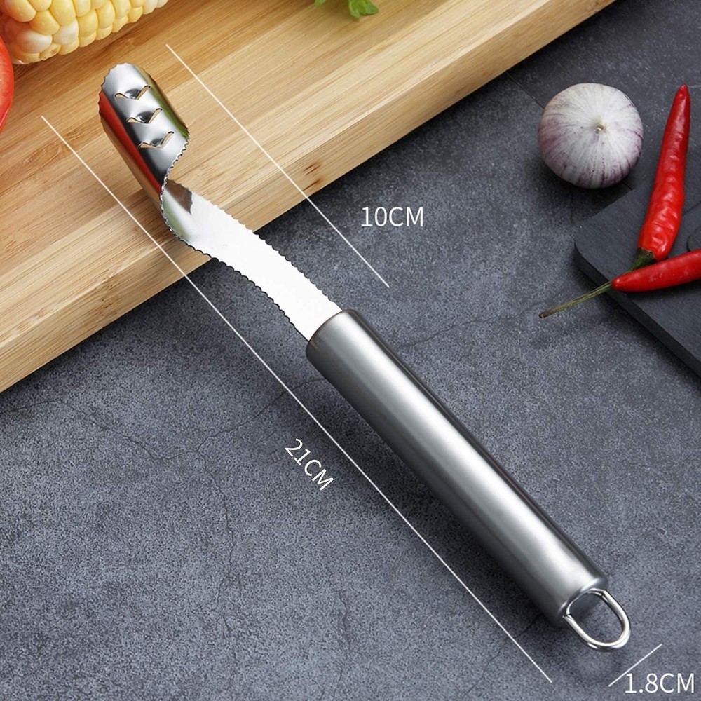 6 Pieces Corer and Pitter Fruit & Vegetable Multi-Function Stainless Corer an...