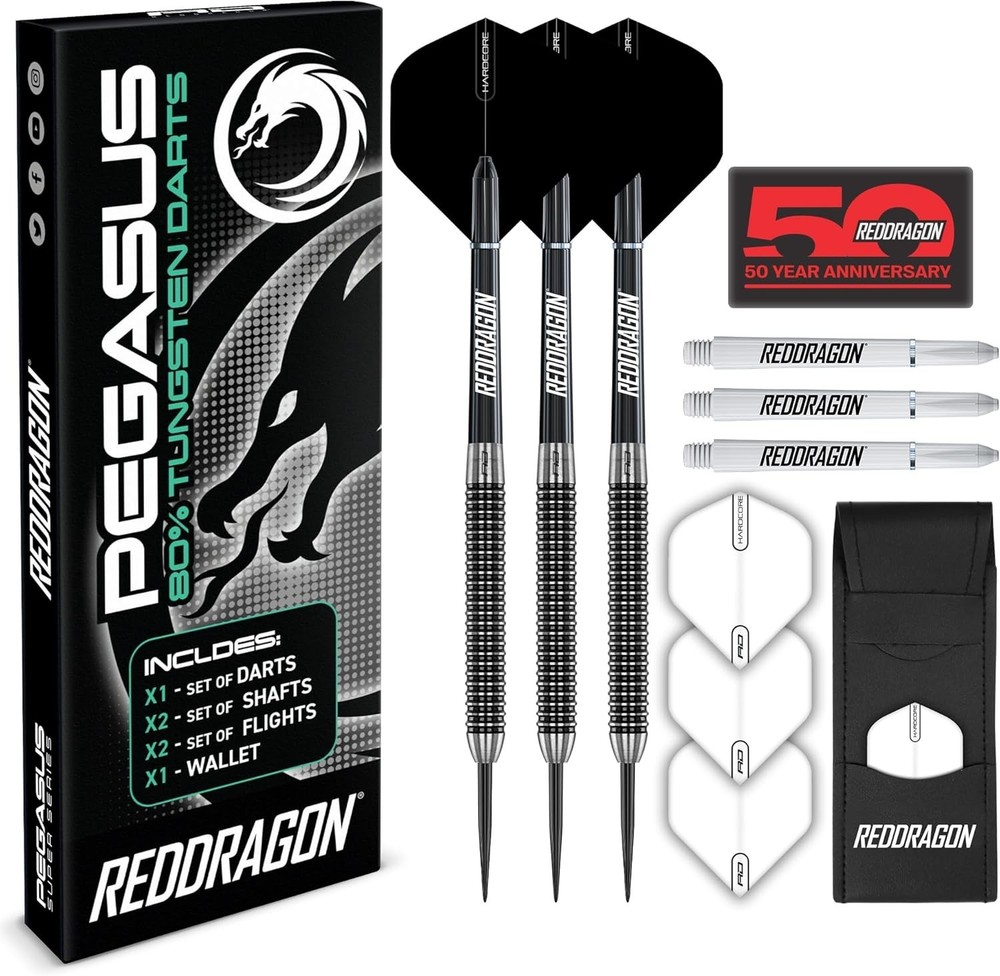 Professional Black Tungsten Darts - 24g