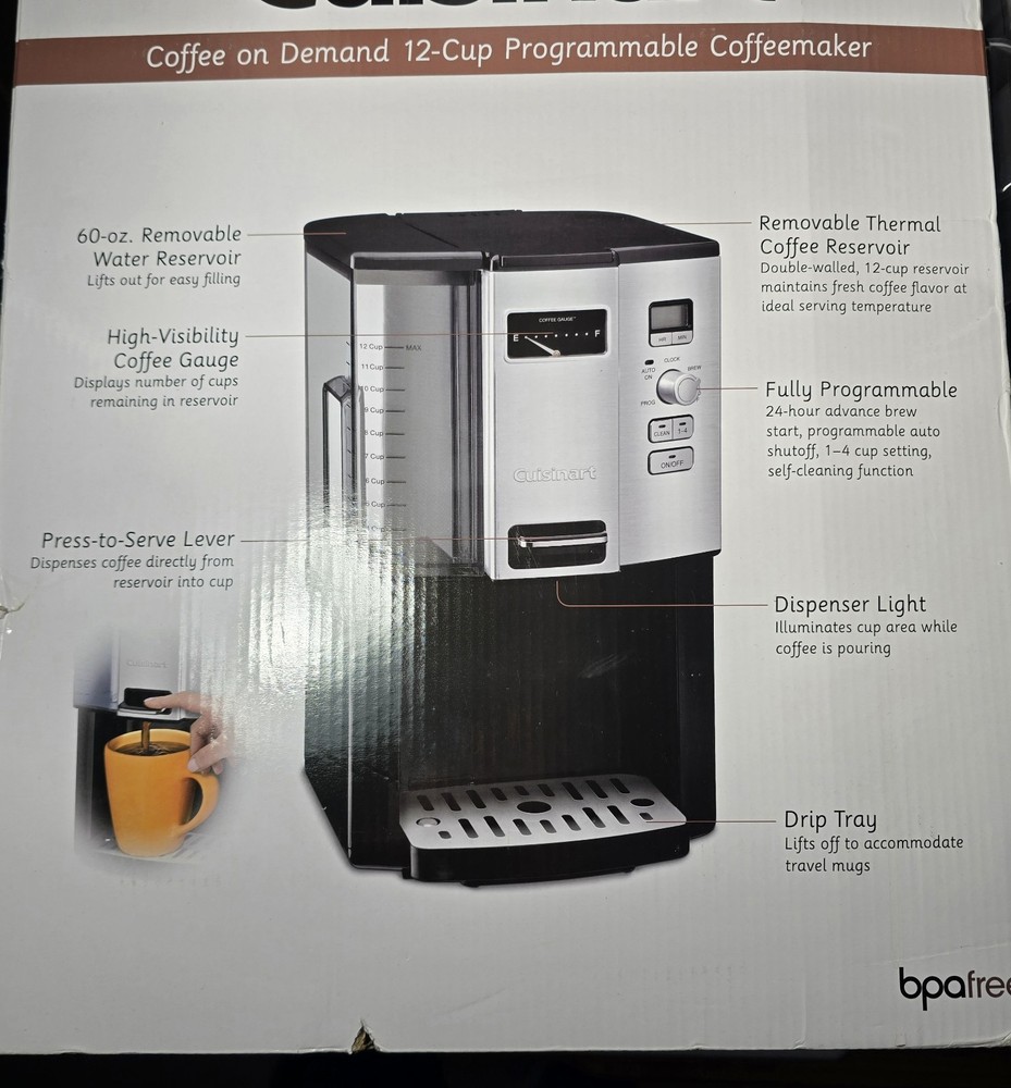 Cuisinart Coffee On Demand 12 Cup Programmable Coffeemaker