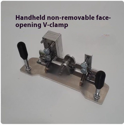 V-Clamp Handheld Interchangeable Sanding Belt Tool for DIY Edge Sharpening