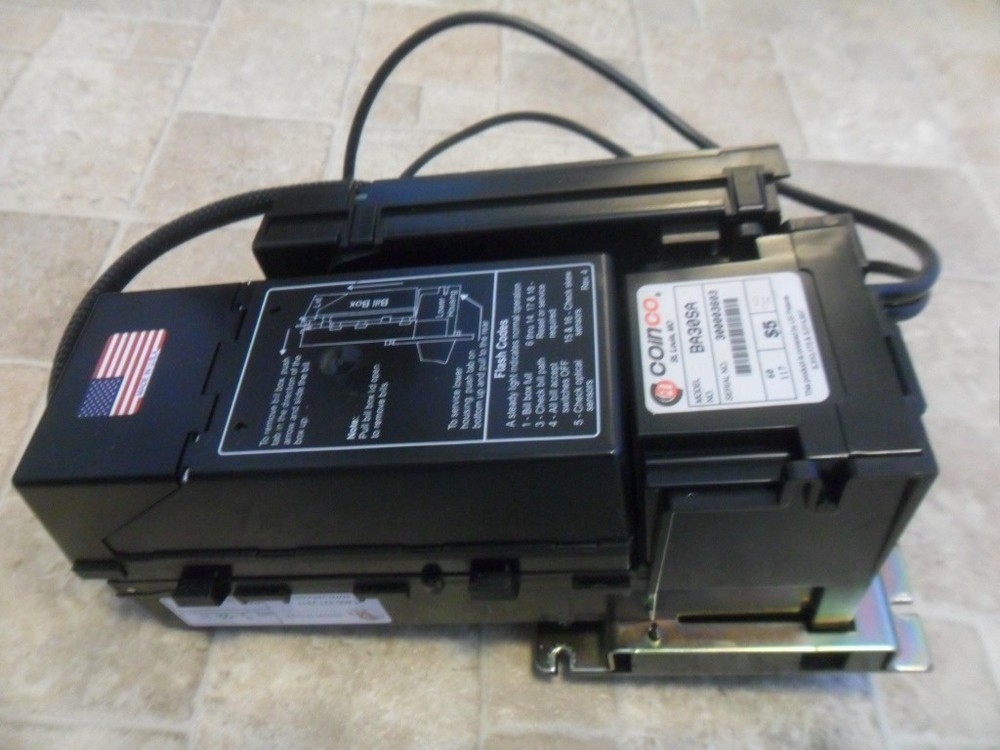 Rebuilt Coinco BA30SA bill validator 1's & 5's