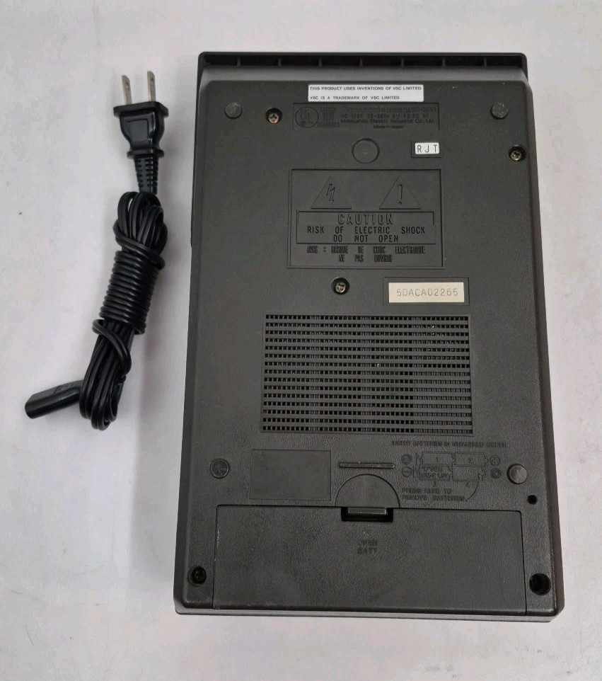 Panasonic RQ-2850 Cassette Tape Recorder Variable Speech Control Japan