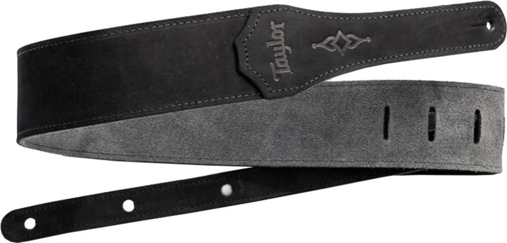 Taylor 2.5" Strap, Black Sanded Suede