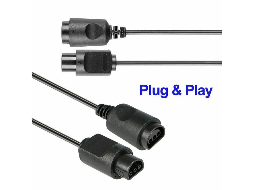 4 Pack 6FT N64 Controller Extension Cable N64 Gamepad Cord for 64 Controller