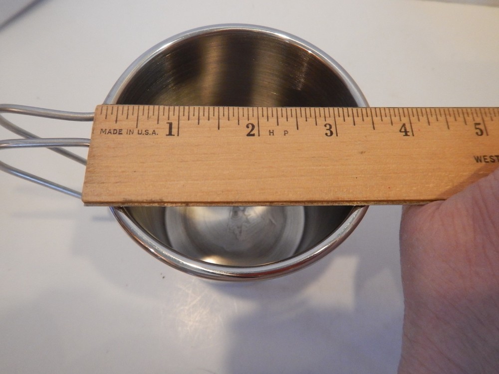 Coleman All Metal Camping Cup 16+ oz Loop Handle Stainless