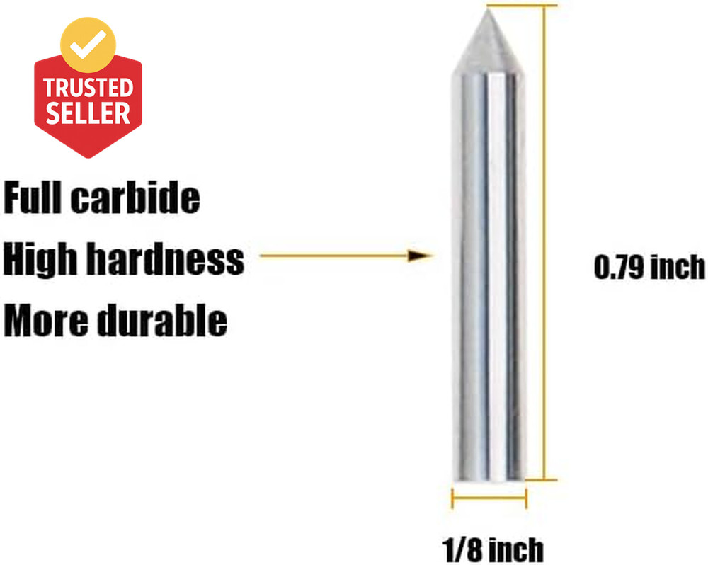 10Pcs Scribe Tips Engraver Bits Carbide Point Bit Nozzle for Rotary Tool Electri