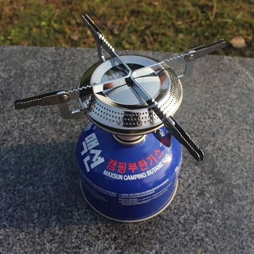 Windproof Camping Gas Stove Portable Foldable Backpack Electronic Stove Head