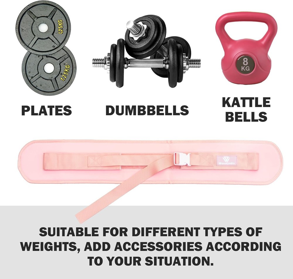 Hip Thrust Belt, Fully Upgraded Hip Thrust Belt for Dumbbells, More Comfortable