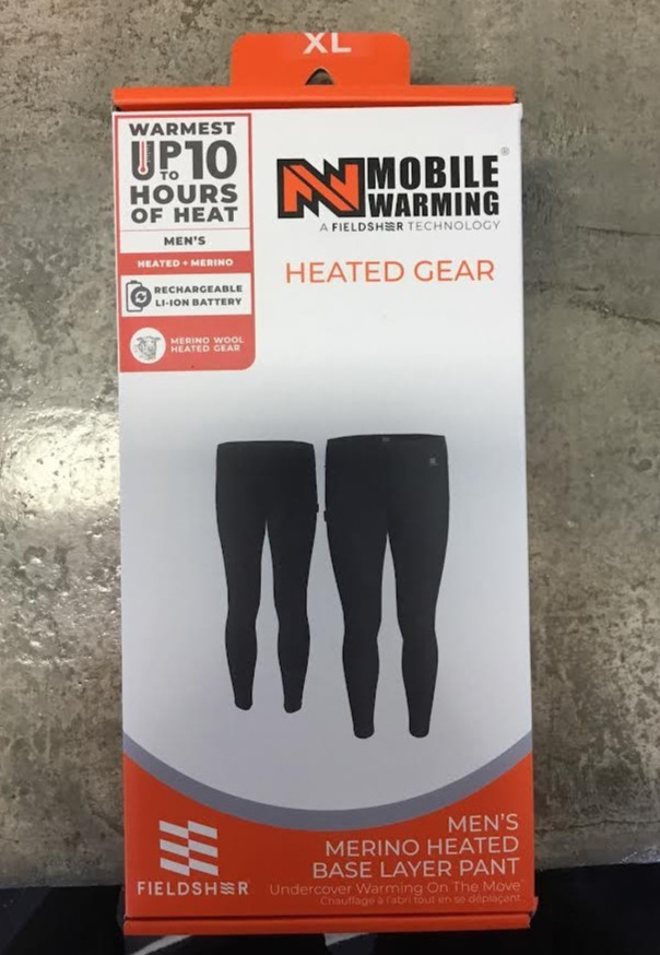 Mobile Warming Mens Merino Heated Base Layer Pant