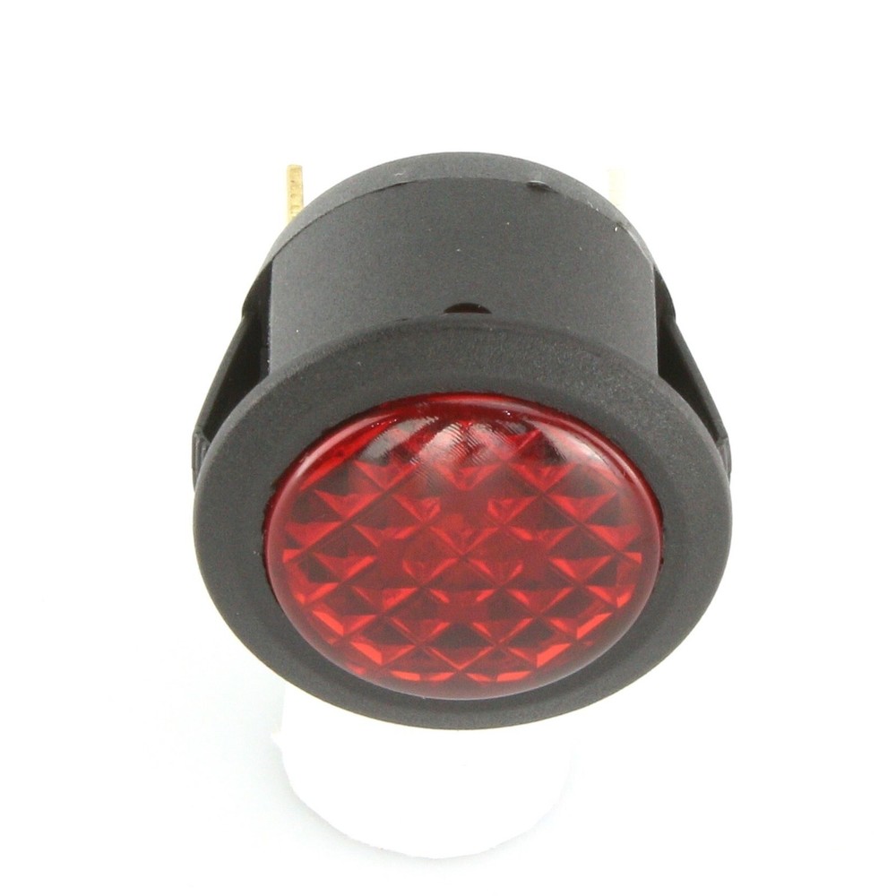 5x Red LED Warning Light 12v Illuminated Car Boat Van Dash Board Panel Light