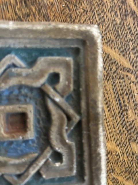 1920's Claycraft Tile, Abstract Design