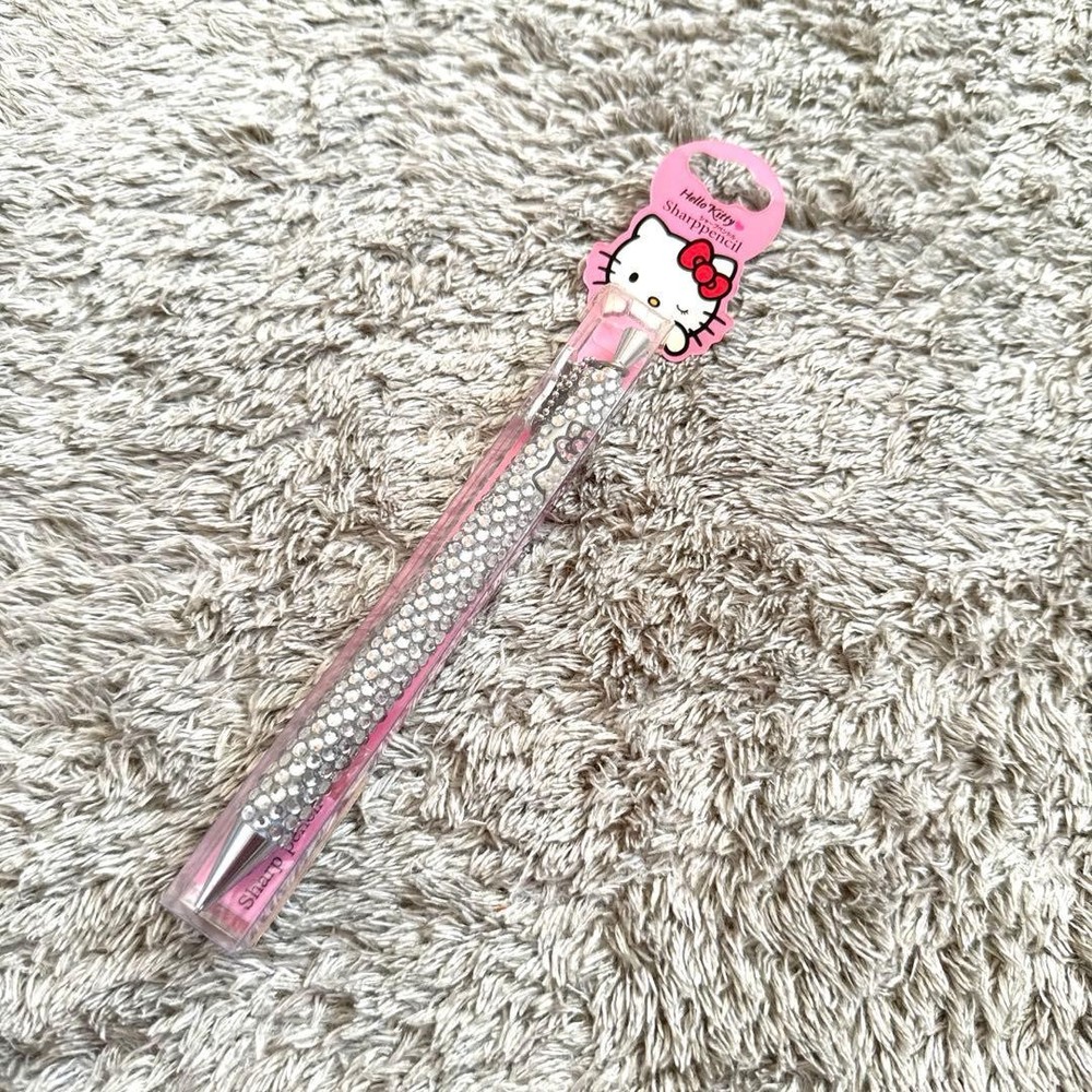 Hello Kitty Rhinestone Glitter Mechanical Pencil