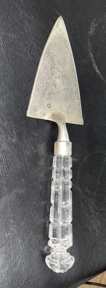 Shannon Fine Crystal, Wedding Cake Pie Server Pastry Server Original Box