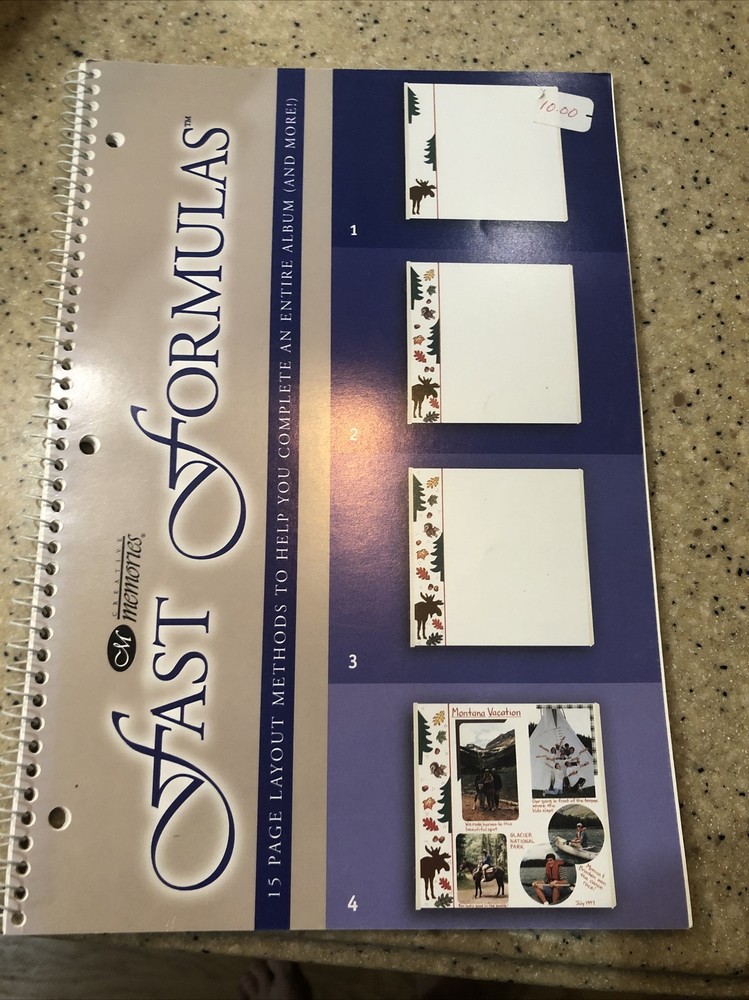 Creative Memories Fast Formulas Layout Book