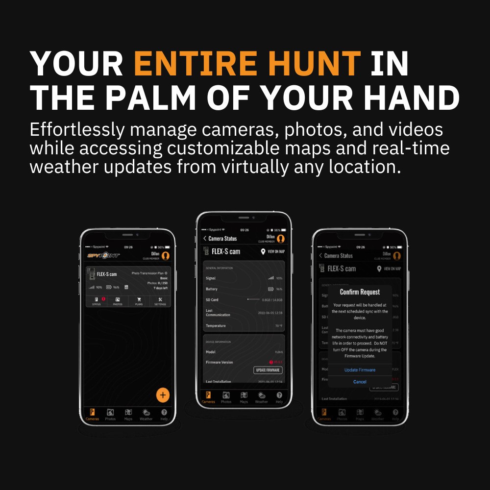 Spypoint FLEX PLUS Cellular Trail Camera Lithium Battery Pack Bundle
