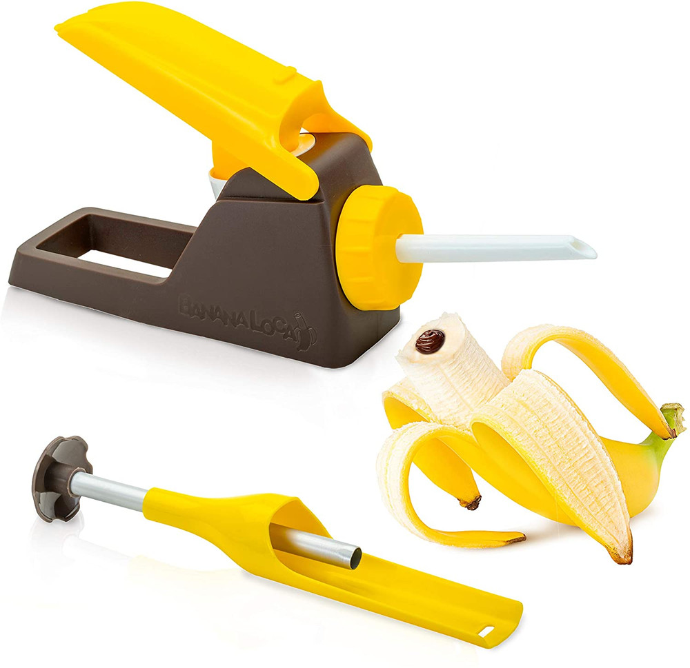 ® Kitchen Gadget - Core & Fill a Banana While Still in Its Peel