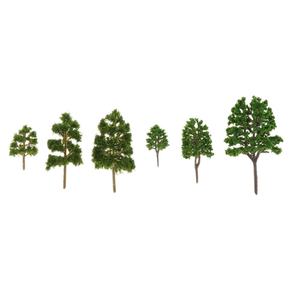 18pcs/Pack Assorted Railway Scenery Model Tree Landscape Layout Scenery