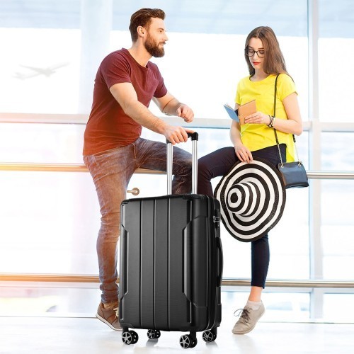 suitcase Hard-shell luggage, dual-wheel ABS suitcase