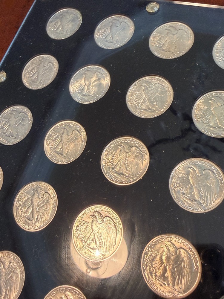 1941-1947 Walking Liberty Half " Short Set" 20 pc set
