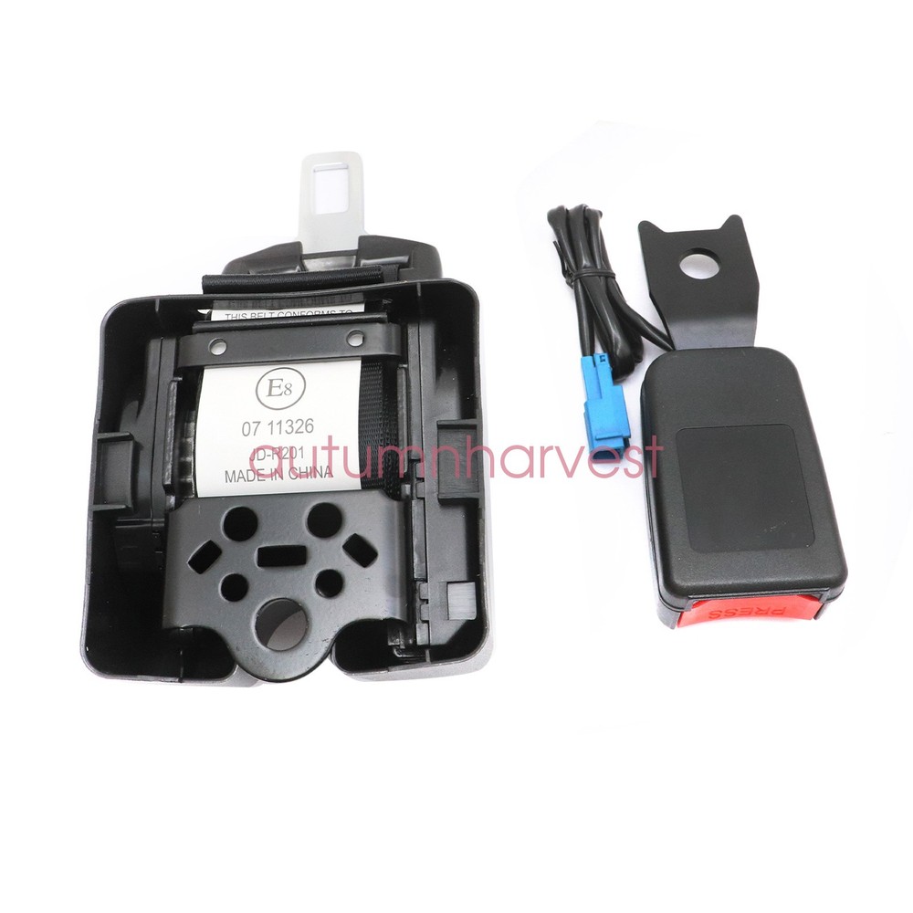 Universal Replacement Forklift Seat Belt Black with 5 Amp Activator Switch