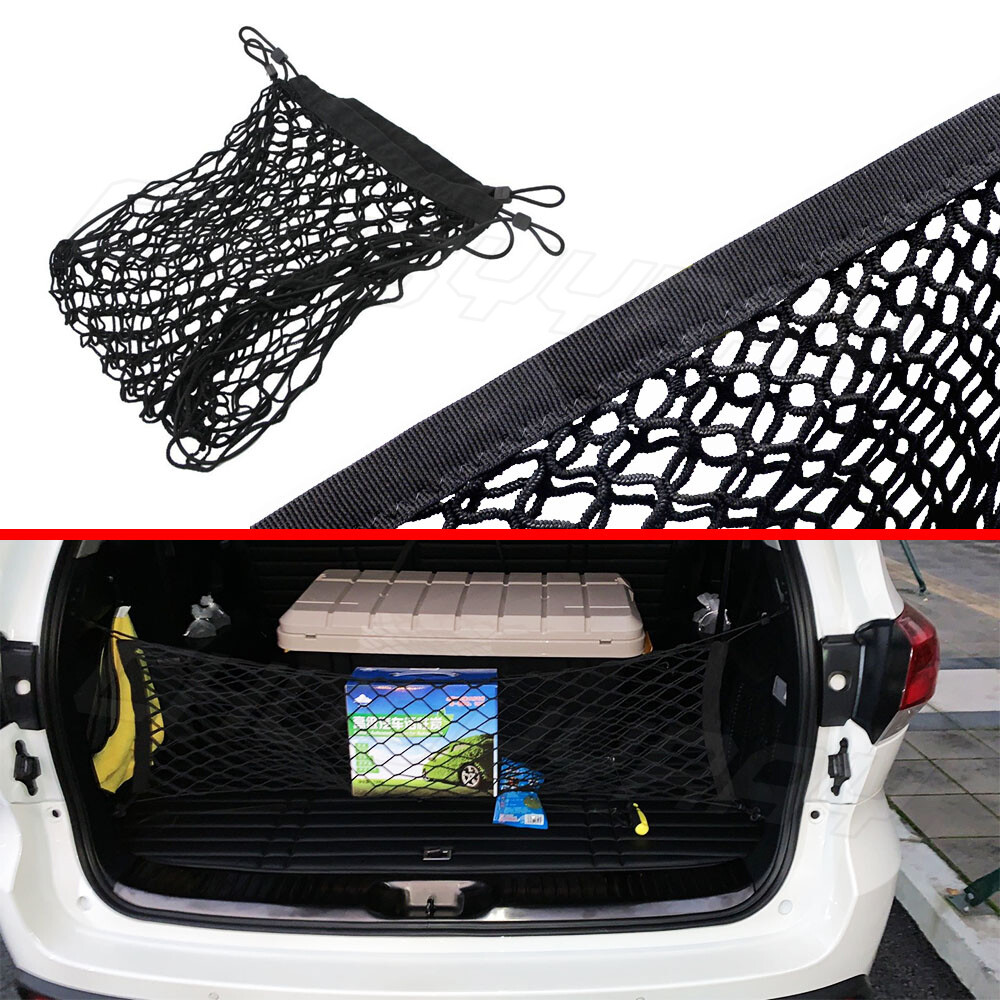 Cargo cover double layer Net Storage organizer w/Hook universal Car truck trunk