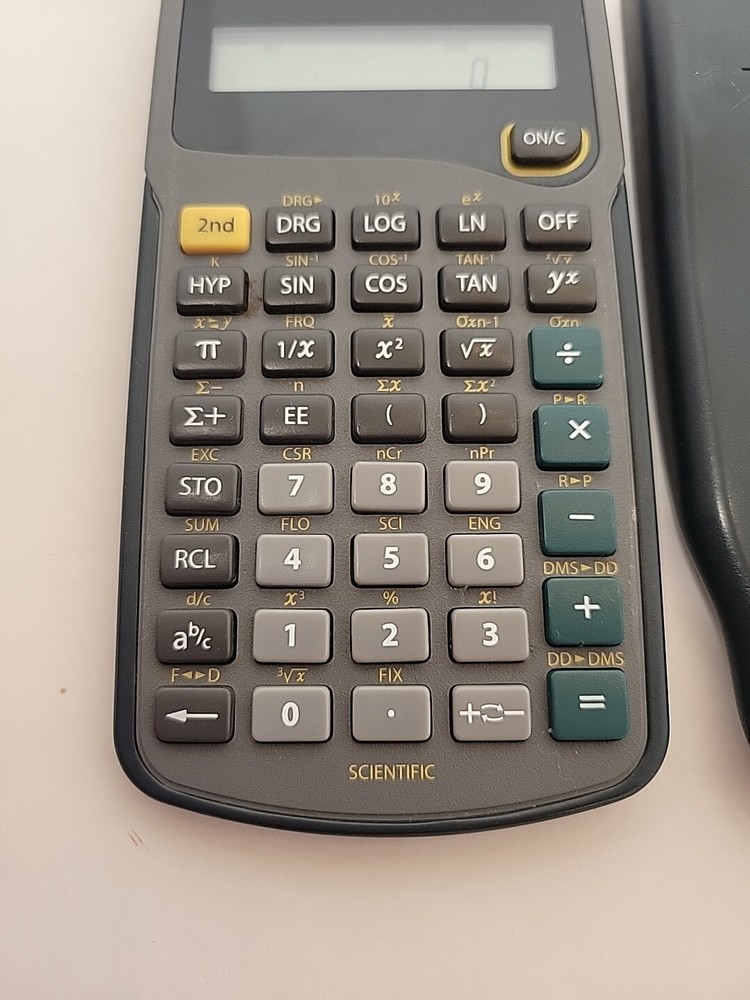 Texas Instruments TI-30Xa Scientific Calculator with slide case Tested