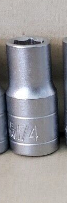 1 Piece -- Standard Socket -- 1/4" -- 1/4" Drive -6 Point