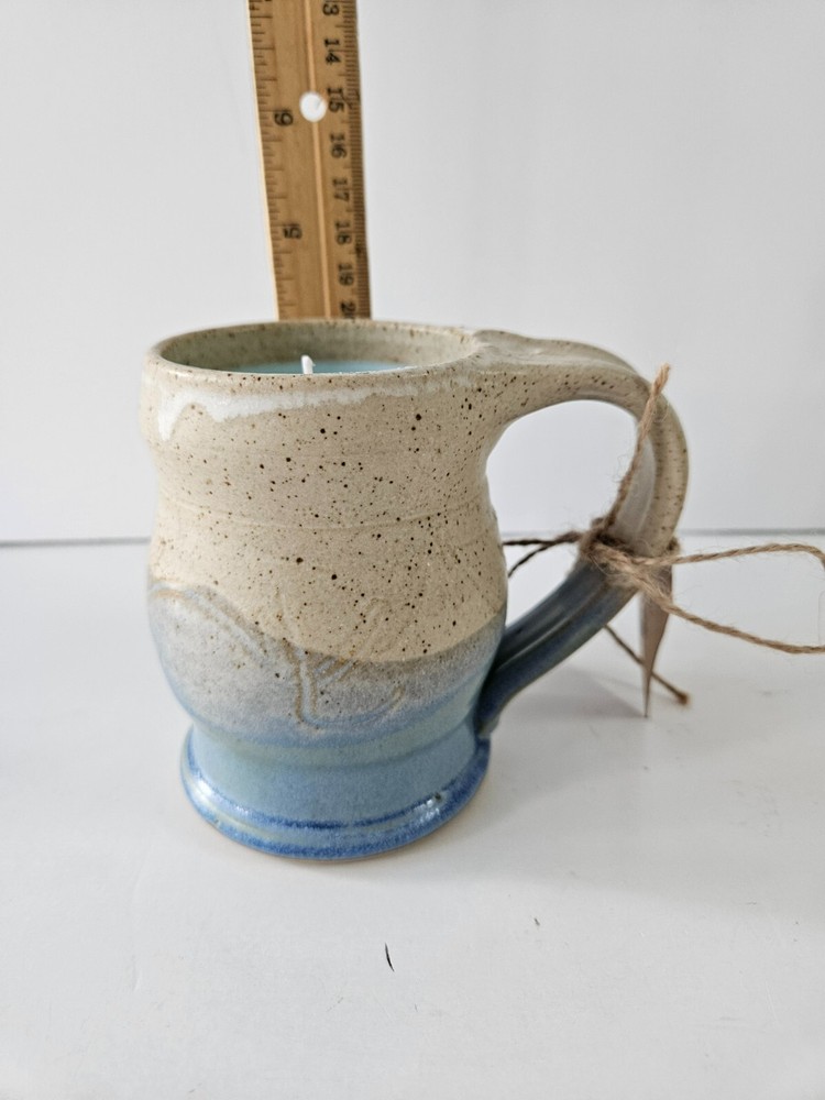 Stoneware Handmade Studio Art Candle