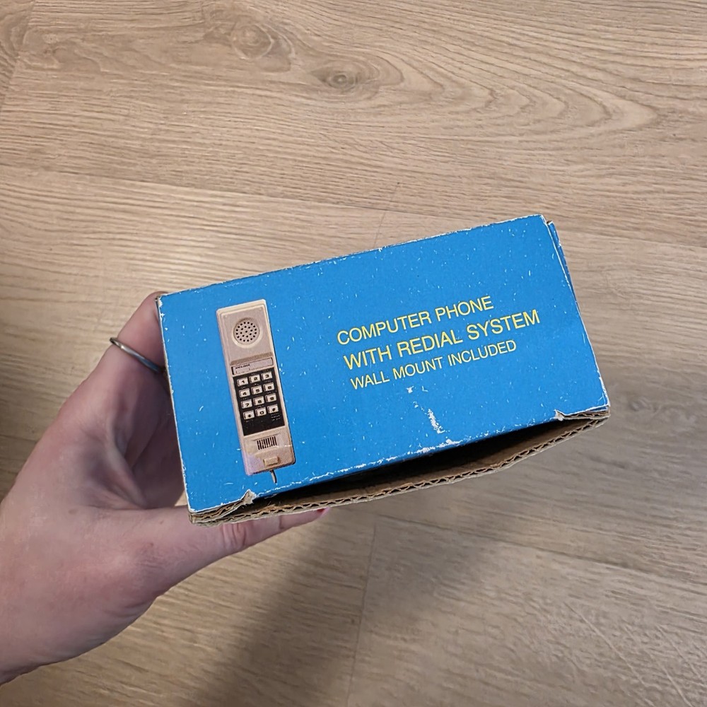 Computer Corded Phone With Redial System Wall Mount Included