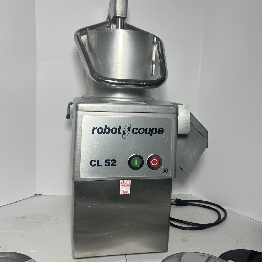 Robot Coupe CL 52 E Series E Continuous Feed Vegetable / Food Processor W/ Discs