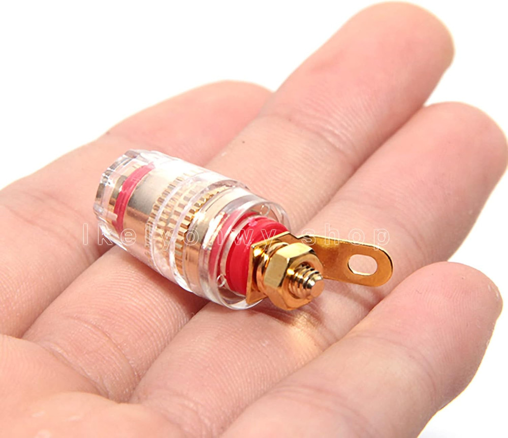 Speaker Binding Post Copper Plug Sockets 4Mm Binding Post Amplifier Speaker Term